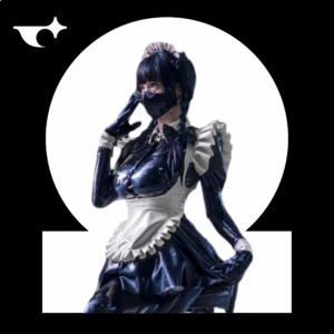 Custom Latex Maid Dress (Black & White Edition)