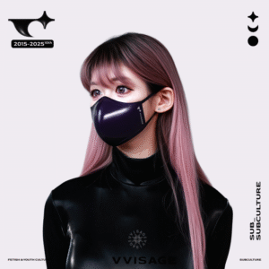 VVISAGE 3D Dual-Tone Latex Mask (RR Latex, Breathable & Firm Structure)