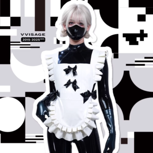 VVISAGE | Frosted Lolita Maid Latex Dress