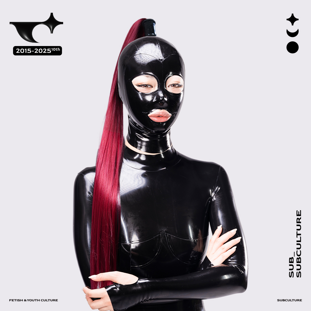 VVISAGE | Sculpted Ponytail Latex Hood (Couture Edition) - Image 2