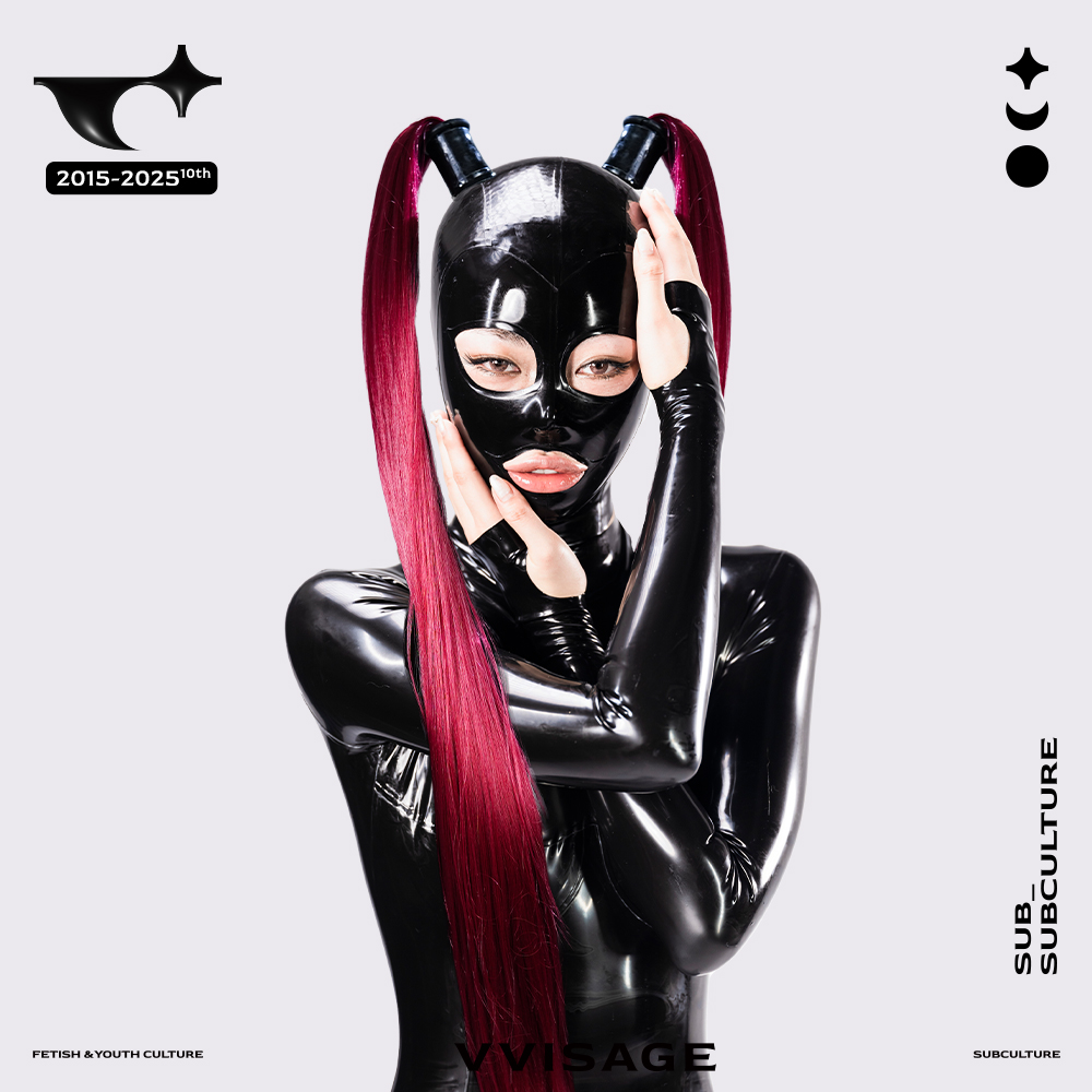 VVISAGE | Sculpted Ponytail Latex Hood (Couture Edition) - Image 3