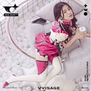 VVISAGE | Energetic Maid Latex Dress – Custom-Made Lolita Style