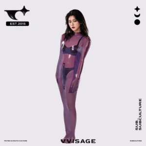 VVISAGE | Cocoon Wrap Latex Pants – Couture Edition